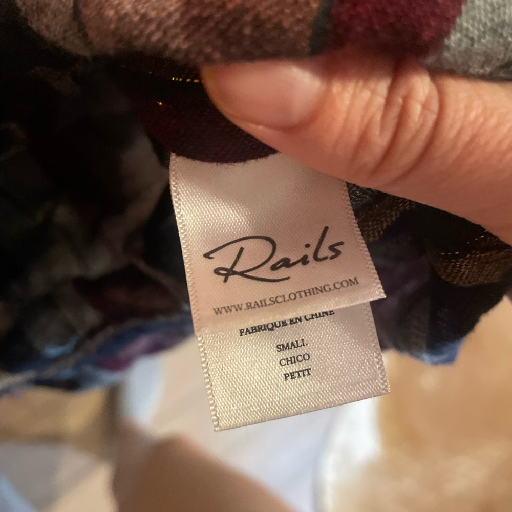 Rails Beaux Stripe Tie-Waist Button-Down Blouse I… - image 4